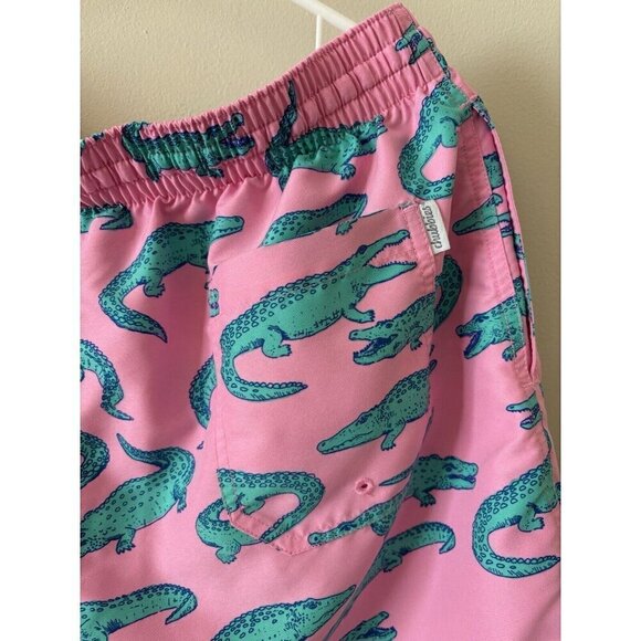 Chubbies Mens Size XL The Glades Swim Trunks Pink Alligator Mesh Lined 5" Inseam - Picture 4 of 5